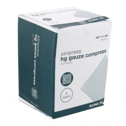 Foto 1 van HG Kompres Onsteriel 10x10cm