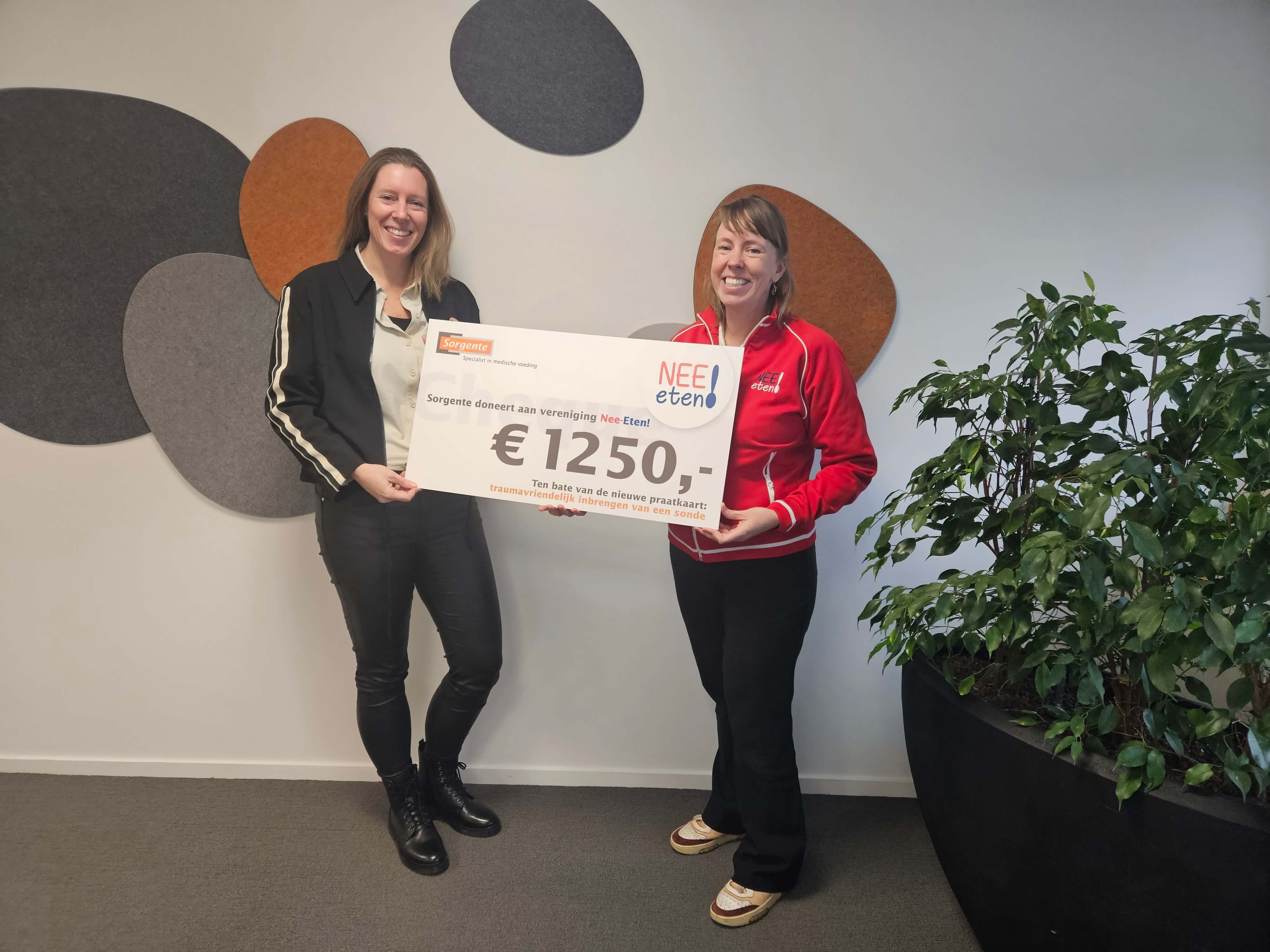 Donatie van 1000 euro